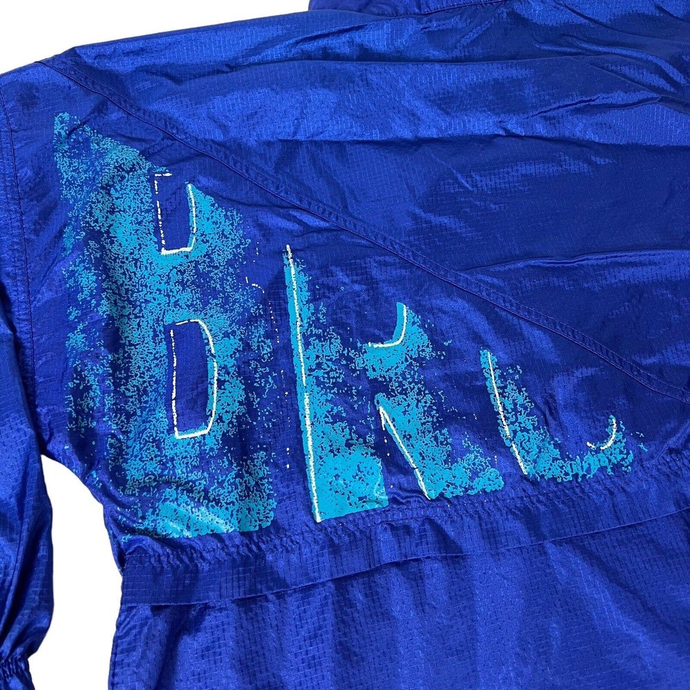 Vintage Umbro Jacket Adult Large Blue Windbreaker Lightweight Breathable Men L - Picture 7 of 13